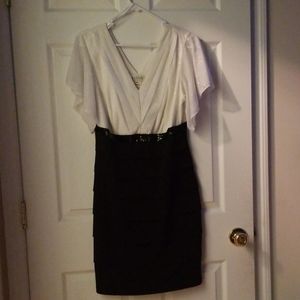 Black and white dress